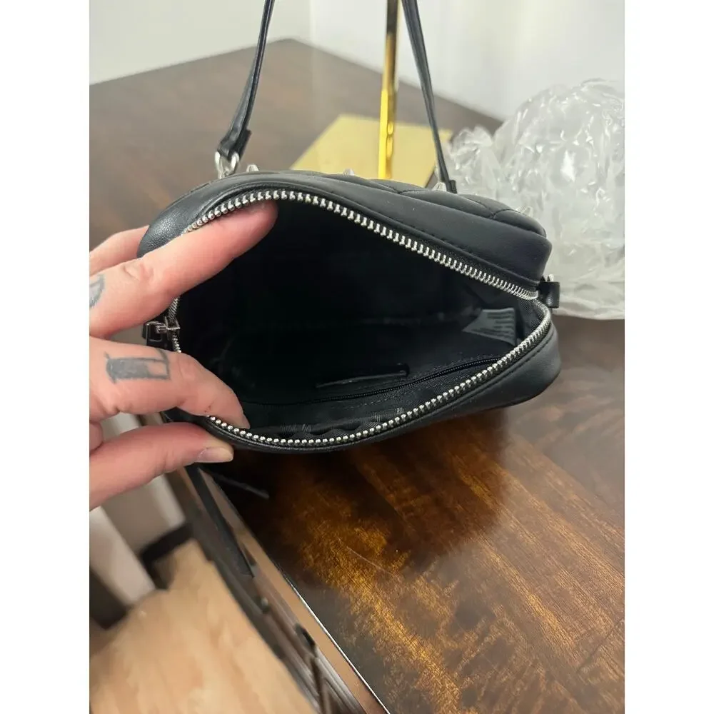 Rebecca Minkoff NWOT Quilted Studded Black Crossbody - Picture 7 of 7